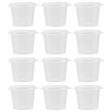 100Pcs Transparent Multi-function Sauce Cups Reusable Convenient Sauce Containers Holders