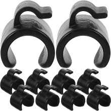 20pcs 25mm Cable Clips Pole Mount Cable Holders for Phone Stand Mic Stand Cable Management
