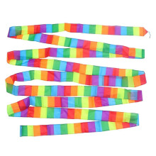 Colorful 10m Kite Flat Ribbon Turning Tail Streamer for DIY Kite Hanging Decor