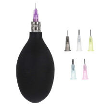 1 Set Pottery Glaze Squeeze Bottle with Precision Applicator Tips for Ceramic Decoration Fine Glazing