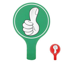 Double-Sided KT Board Voting Paddles, Reusable for Classroom Events Supply
