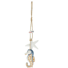 Nautical Wood Pendant Mediterranean Hanging Ornament Nautical Themed Decor