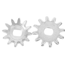 2Pcs 42MM Silver Horizontal Hydraulic Jack Gear Repair Kit, Metal Small Gear & Handle Grip Parts for Car Jacks