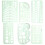 1 Set Geometric Drawing Template Stencil for Architecture Drafting 1