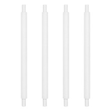 4pcs 22.79" Steel Playpen Rods, Metal Replacement Tubes for Infant Playpen Fence Baby Safety Gate, Easy Installation for Home Nursery Gatherings