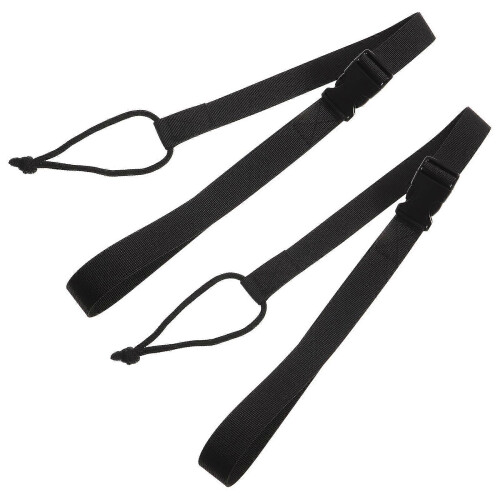 2Pcs Snowboard Leash Adjustable Safety Straps for Universal Snowboard Bindings Beginner Replacement Accessories