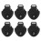 6 Pcs Interchangeable Large Number Tags for Golf Club Head Covers, Fits Drivers 1