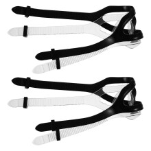 4Pcs Silicone Diving Mask Strap, Adjustable Anti-Slip Universal Swim Goggles Head Band Replacement for Snorkeling Freediving Scuba Swimming