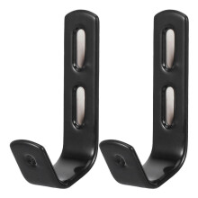 2PCS Bed Ladder Hooks Heavy Duty Metal J Hanger Loft Bed Hooks Replacement with Screws for Home Kids Room School