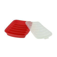 6 Rolls Silicone Sausage Mold with Lid, Reusable for Baking Baby Food, Random Color
