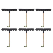 6PCS Stainless Steel Skate Lace Tightener Set for Ice Roller Skates Figure Skating Hockey Lace Puller Tool