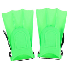 Green Adjustable Kids Swimming Flippers Diving Learning Training Tools