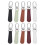 10 Pcs Detachable PU Leather Zipper Pull Replacement, Zip Puller Repair Kit for Luggage Jackets Backpacks Purses 1