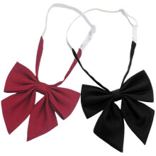 2PCS Adjustable Pre-tied Bow Ties Women Collar Bowknot for Prom Decoration