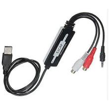USB Audio Capture Recorder, Convert Vinyl Turntable LP Cassette Tape Audio to MP3 WAV