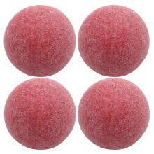 4PCS 36mm Red Matte Foosball Balls Enhanced Grip for Home School Entertainment Venues Competitive Play Table Soccer Accessory