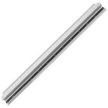 Metal Scale Ruler Portable Handheld Straight Ruler Multi-Use Measuring Tool
