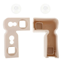 2 Sets Playpen Connector Buckles with Suction Cups for Baby & Dog Playpens, Easy Install Removable