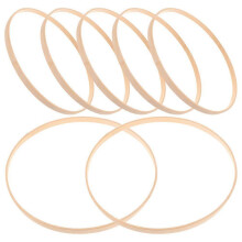 10Pcs Bamboo Wreath Rings, DIY Dream Catcher Circles, Dreamcatcher Crafts Frames