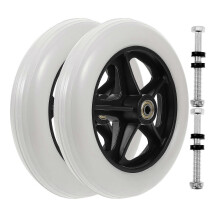 2pcs Wheelchair Front Wheels Replacement Parts for Wheelchairs