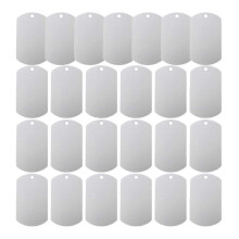 25Pcs Versatile Pet Tags, Cow Tags Dog Name Tags for Collars Identification