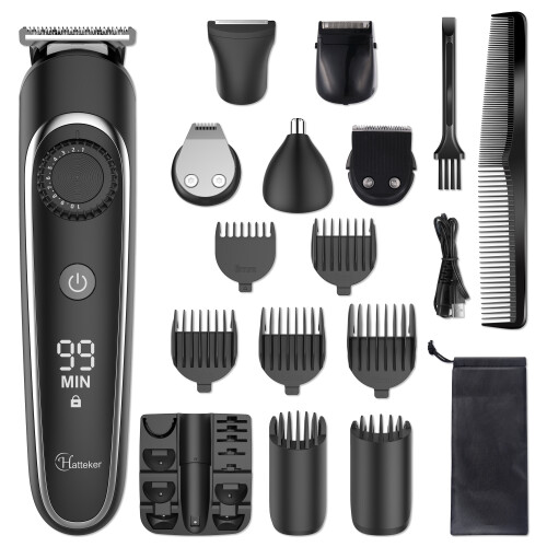 RFC-5918 Tondeuse Multifonction 5 en 1, Couleur Noir