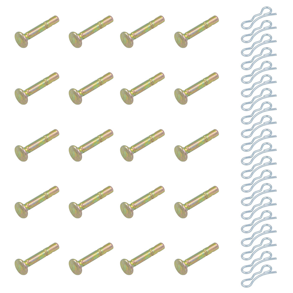 20Pairs Replacement Pin For Snow Blowers Shear And Cotter Type 7754004055186