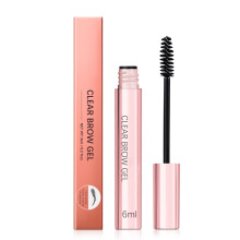 Eyebrow Gel Portable Clear Brow Gel Fine Brush Waterproof