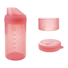 Sturdy Silicone Storage Jar Clear Airtights For Food-750ML pink