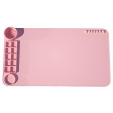Kids Clay Tool Silicone Palette Slip Resistant-Pink Style. 3