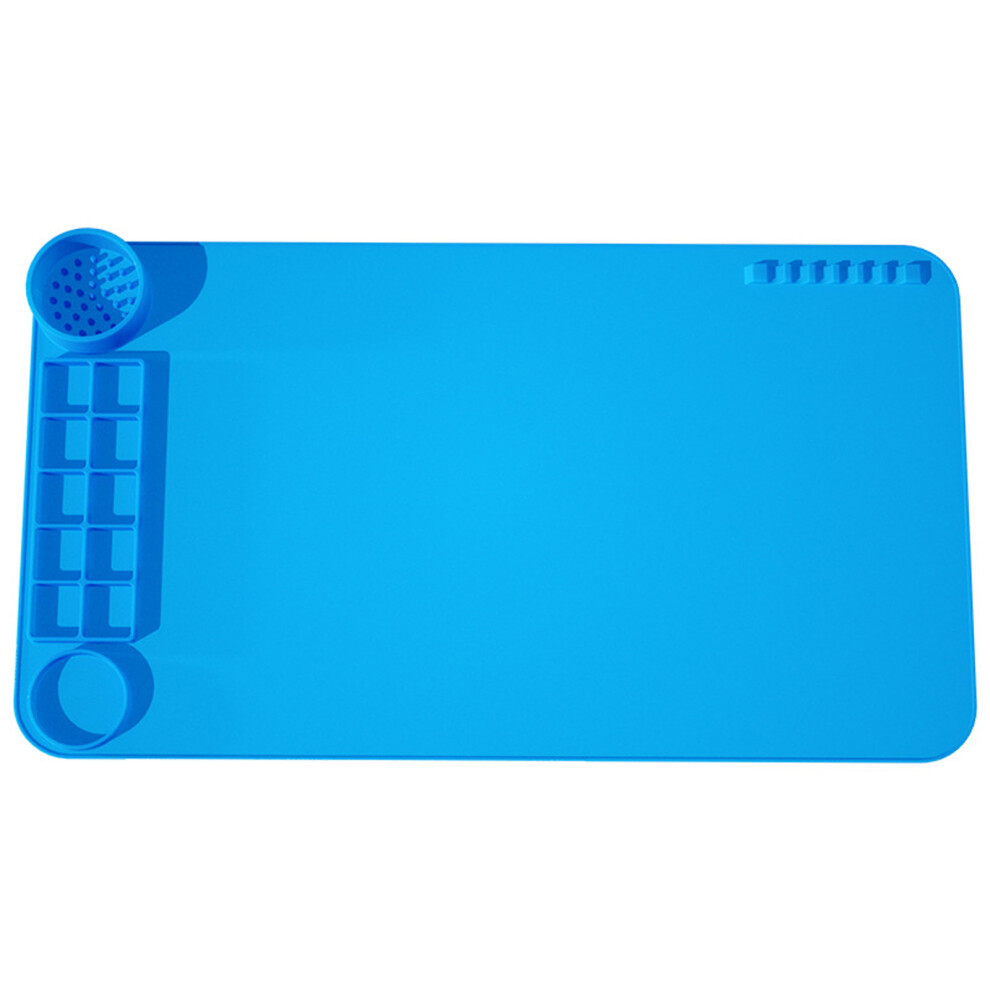 Portable Rollable Silicone Drawing Palette-Blue Style. 3 7754004055766