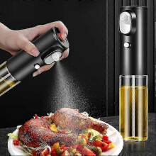 Elektryczny spryskiwacz do oleju 200 ml, 2 tryby natrysku, szkło żaroodporne, ładowanie USB, do gotowania i pieczenia