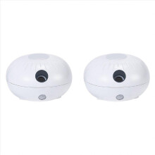 2 Pack White Mini Aromatherapy Diffuser Automatic Induction Waterless Portable Type-C Rechargeable Low Noise 4 Mist Modes 30sq.m Coverage