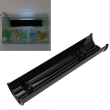 Aquarium UV Lamp Hood ABS Fish Tank Cover Thickened Lightweight Sturdy Fits 9W-11W Lamps 28.8x6.6cm 11.3x2.6in