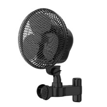 Ventilateur de Pince pour Tente de Culture 6 Pouces Moteur EC Longue Durée 2 Vitesses Prise UE 315 CFM 40dB