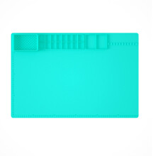 Easy Clean Flexible Silicone Art Pad for Kids-green Style. 1
