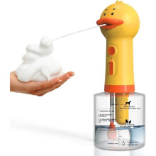 Yellow Duck Electric Foam Maker for Pet Bathing, Deep Cleaning for Dogs and Cats