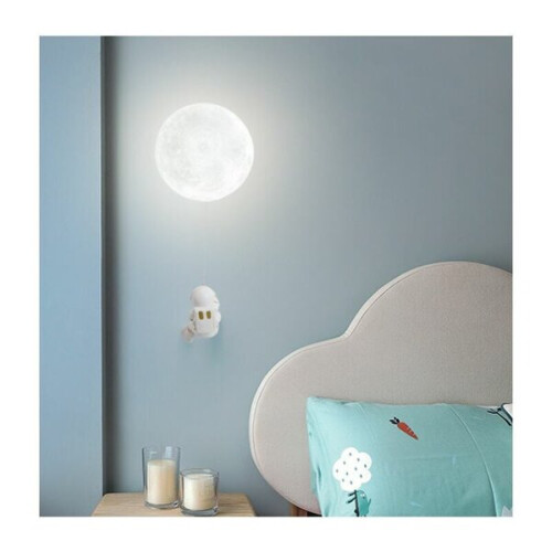 Wall Lamp with Three-Colour LED Light for Bedside, Ceiling and Hallway Use