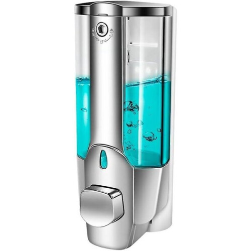 Soap Dispenser for Bathroom, 350 ml Capacity, ABS Electroplated Surface, Leak-Proof Pump