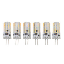 6 Pack GY6.35 LED Bulbs 5W 12V AC/DC 500LM 360 Degree Beam Angle 2700K-6500K CRI RA over 80 for Home Office Commercial Lighting