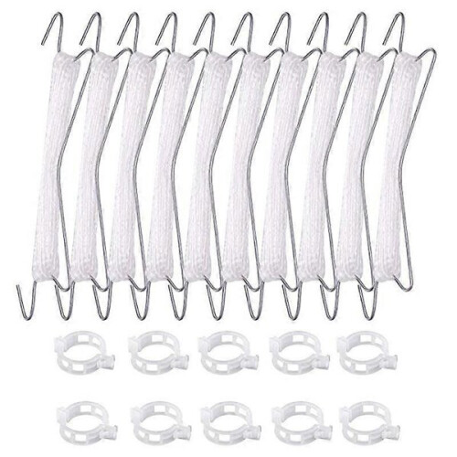 Tomato Vine Support Hooks 10 Pack with Adjustable Hooks for Climbing Plants Promotes Air Circulation