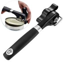 Side-Cut Can Opener, Ergonomic Handle, Dishwasher Safe for Easy Cleaning, Stainless Steel Construction