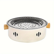 Portable Charcoal Grill Fast Heating No Smoke, Removable Ash Pan for Patio Camping