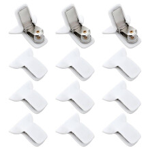Duvet Clips 12 Pack Foam Padded Metal Bedding Fasteners Prevents Bedding Shifting for Bedroom Children's Room Dorm Use
