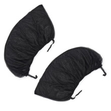 Pair of Car Sunshades Compatible with All Vehicles, Full Window Coverage & Breathable Sunscreen