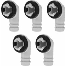 AC Drain Hose Elbow Compatible with Window & Mini Split Air Conditioners, 15mm Plastic Connector for Condensate Water Drain Pipe