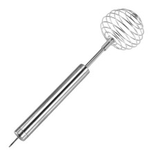 Eierklopper, lichtgewicht en stevige constructie, 24 cm lang voor snel mixen, gemakkelijk schoon te maken roestvrijstalen garde