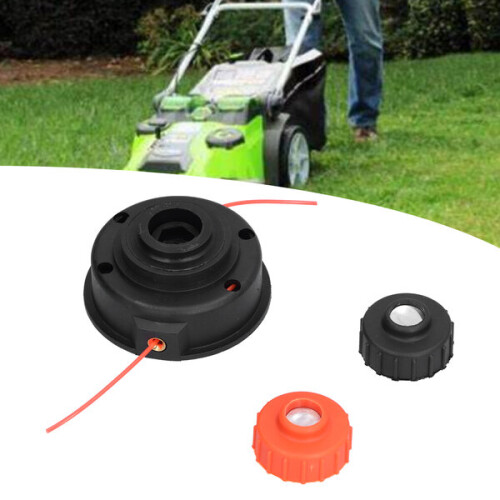 Lawn Mower Trimmer Head Compatible with Multiple Brands, Durable ABS Material, Easy Installation