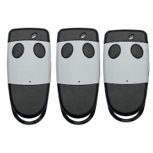 Paquete de 3 mandos a distancia para puertas de garaje eléctricas, compatible con series Cardin S449 y TXQ449, frecuencia 433.92 MHz