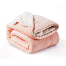 Koc polarowy XL Sherpa, dwustronny flanela i Sherpa, można prać w pralce
